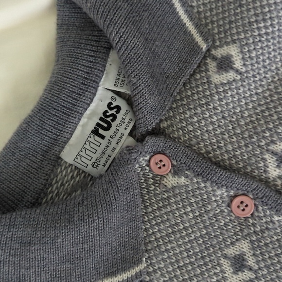 VTG knit pullover. Size S. - Picture 2 of 4